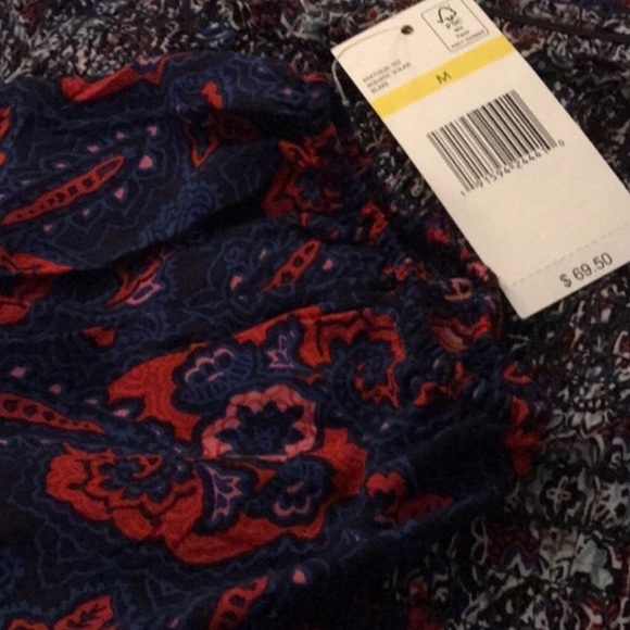🌻NWT VINTAGE AMERICA MED PAISLEY TOP - Picture 7 of 12